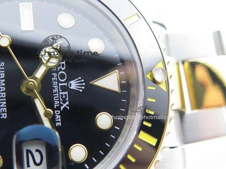 Submariner 116613 LN SS YG Noob Best Edition Black Dial & Bezel On SS YG Bracelet A2836
