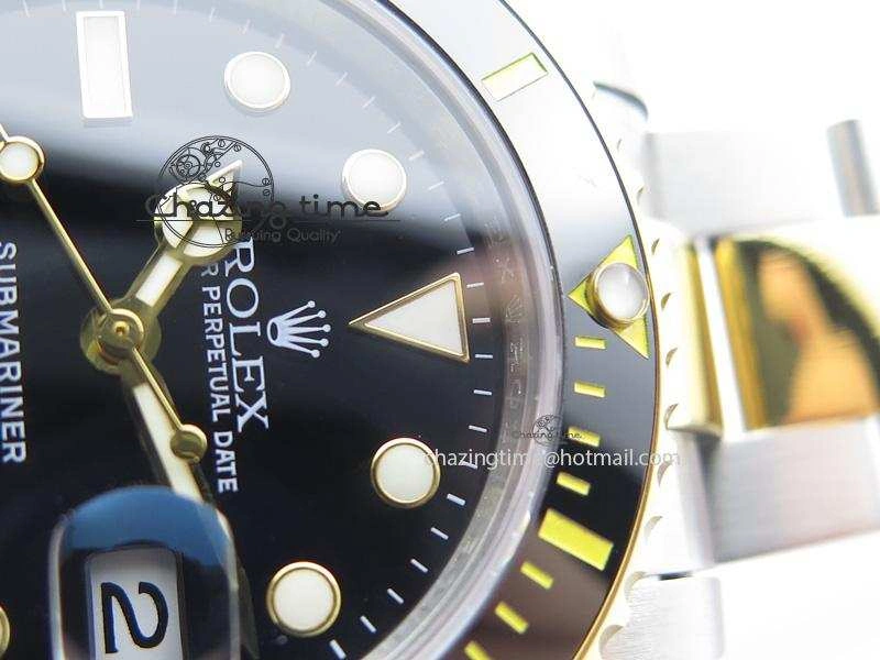 Submariner 116613 LN SS YG Noob Best Edition Black Dial & Bezel On SS YG Bracelet A2836