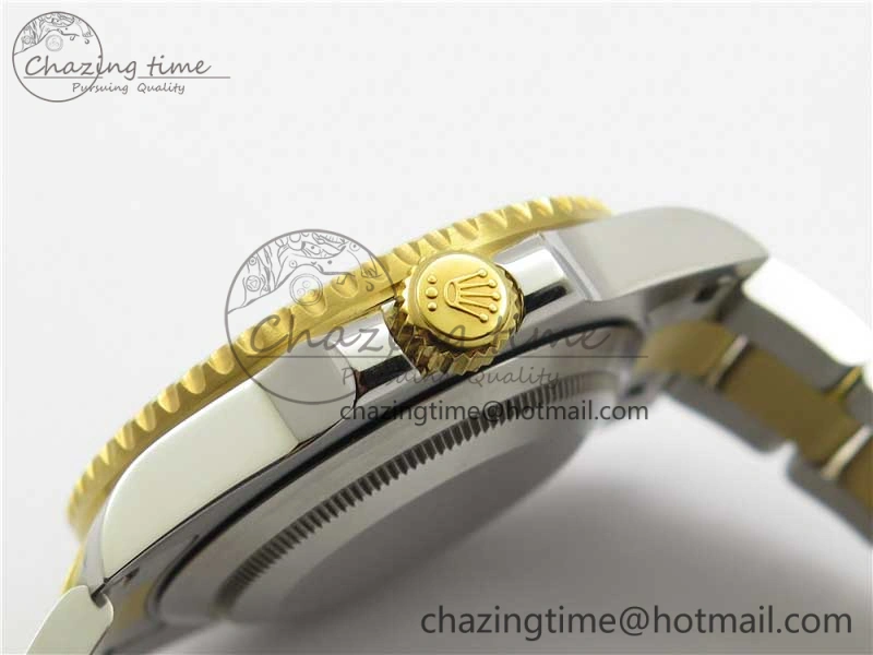 Submariner 116613 LV VRF Best Edition YG Wrapped Bezel Green Dial on SS YG Bracelet A2836 MAX Version