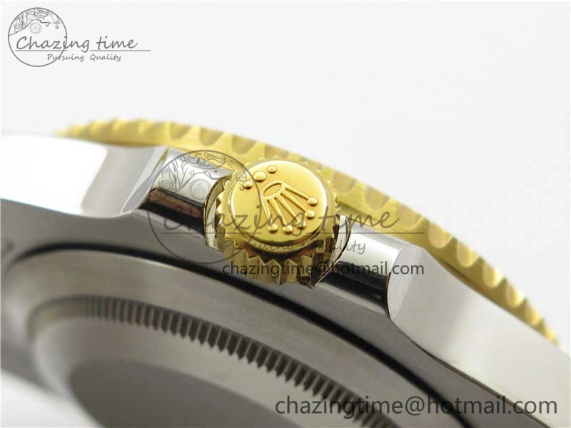 Submariner 116613 LV VRF Best Edition YG Wrapped Bezel Green Dial on SS YG Bracelet A2836 MAX Version