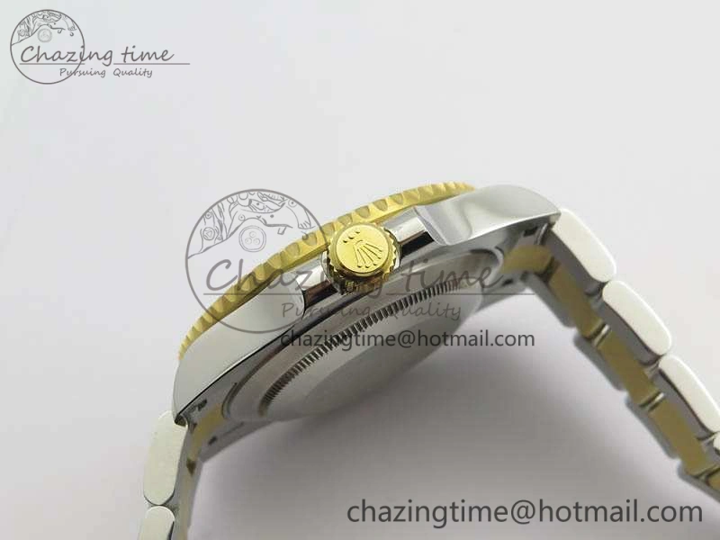 Submariner 116613LB Noob 1:1 Best Edition Blue Dial On SS YG Bracelet A2836 V5