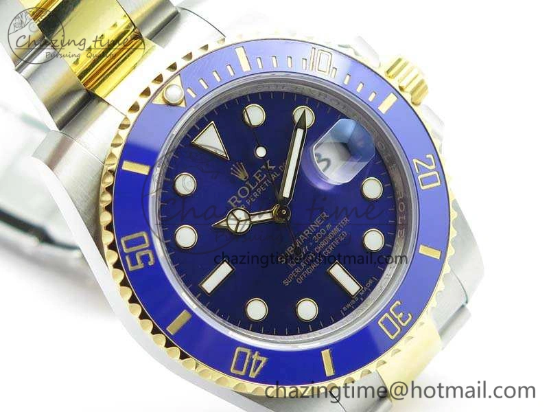 Submariner 116613LB Wrapped SS YG VRF 1:1 Best Edition Blue Dial A2836