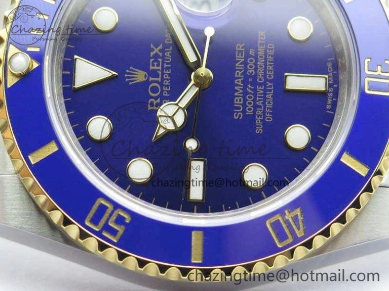 Submariner 116613LB Wrapped SS YG VRF 1:1 Best Edition Blue Dial A2836