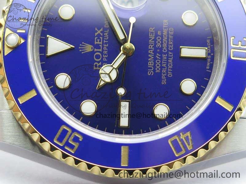 Submariner 116613LB Wrapped SS YG VRF 1:1 Best Edition Blue Dial A2836