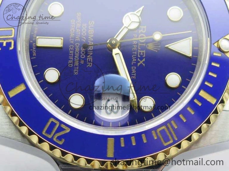 Submariner 116613LB Wrapped SS YG VRF 1:1 Best Edition Blue Dial A2836