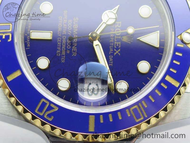 Submariner 116613LB Wrapped SS YG VRF 1:1 Best Edition Blue Dial A2836