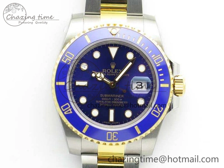 Submariner 116613LB Wrapped SS YG VRF 1:1 Best Edition Blue Dial A2836