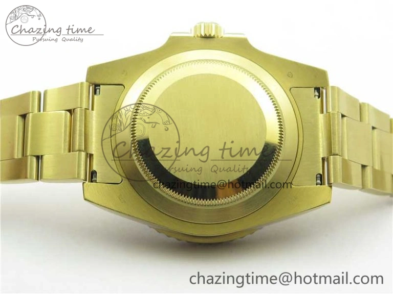 Submariner 116618 LB Blue Ceramic 316L Bp Maker 1:1 Best Edition Blue Dial Diam on YG Bracelet SA3135 V2