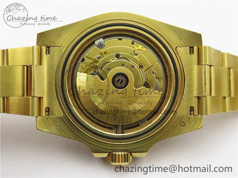 Submariner 116618 LB D1F Best Edition YG Wrapped Blue Dial on YG Wrapped Bracelet A2836