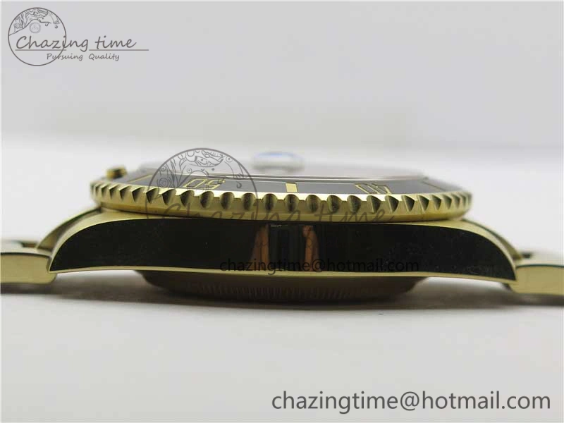 Submariner 116618 LN Black Ceramic 316L Bp Maker 1:1 Best Edition Black Dial on YG Bracelet SA3135 V2