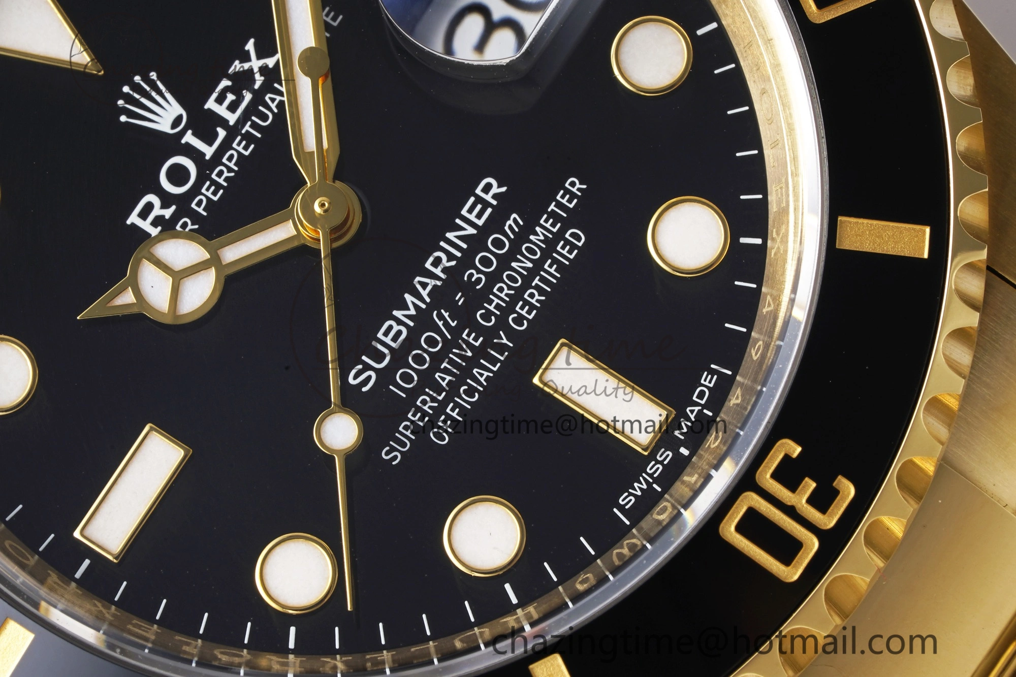 Submariner 116618 LN Black Ceramic YG Plated 904L Steel Clean 1:1 Best Edition VR3135