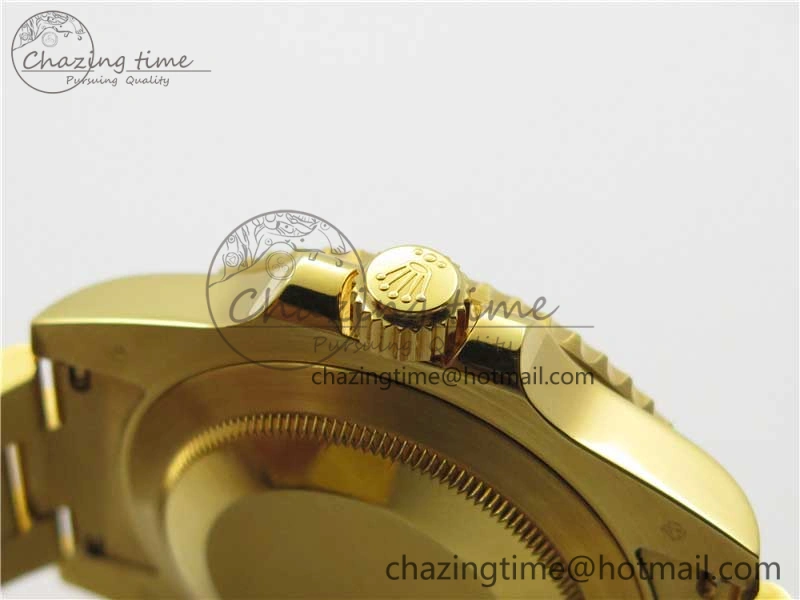 Submariner 116618 LV VRF Best Edition YG Wrapped Green Dial on YG Wrapped Bracelet A2836 MAX Version