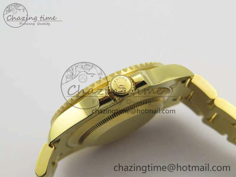 Submariner 116618LB Full YG Wrapped VRF 1:1 Best Edition Blue Dial On Full YG Wrapped Bracelet A2836