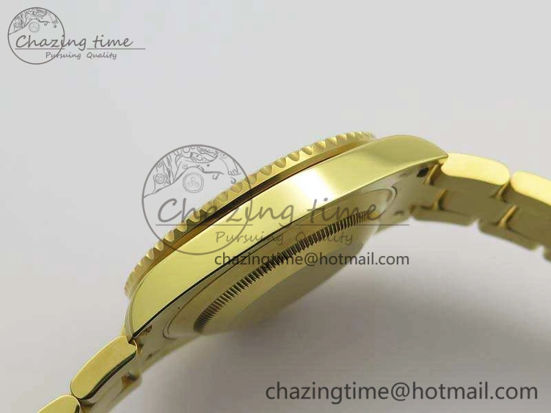 Submariner 116618LB Full YG Wrapped VRF 1:1 Best Edition Blue Dial On Full YG Wrapped Bracelet A2836