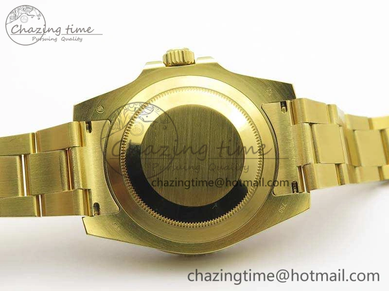 Submariner 116618LB Full YG Wrapped VRF 1:1 Best Edition Blue Dial On Full YG Wrapped Bracelet A2836
