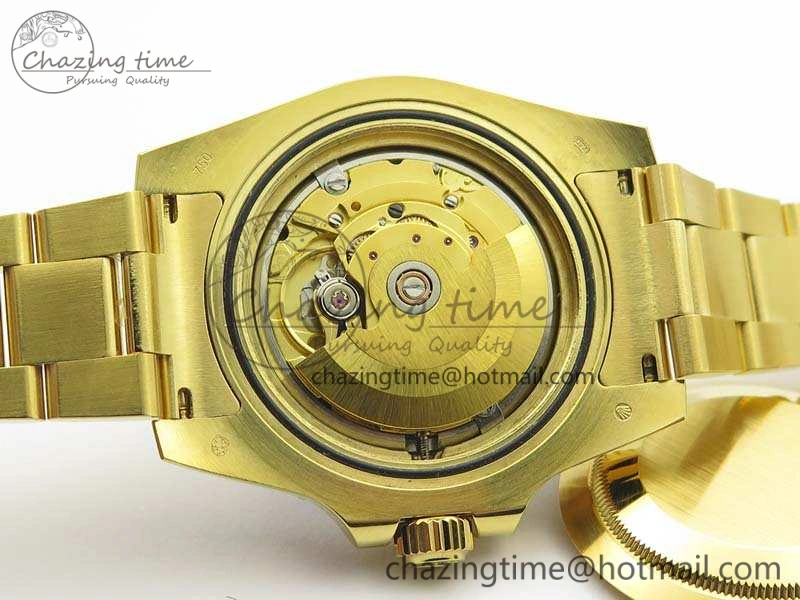 Submariner 116618LB Full YG Wrapped VRF 1:1 Best Edition Blue Dial On Full YG Wrapped Bracelet A2836