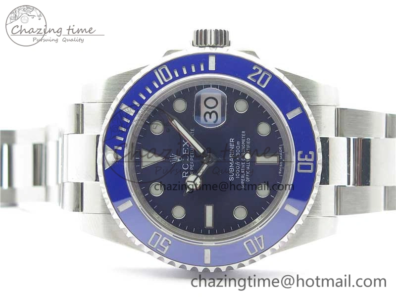 Submariner 116619 LB Blue Ceramic 316L Bp Maker 1:1 Best Edition Blue Dial on SS Bracelet SA3135 V2