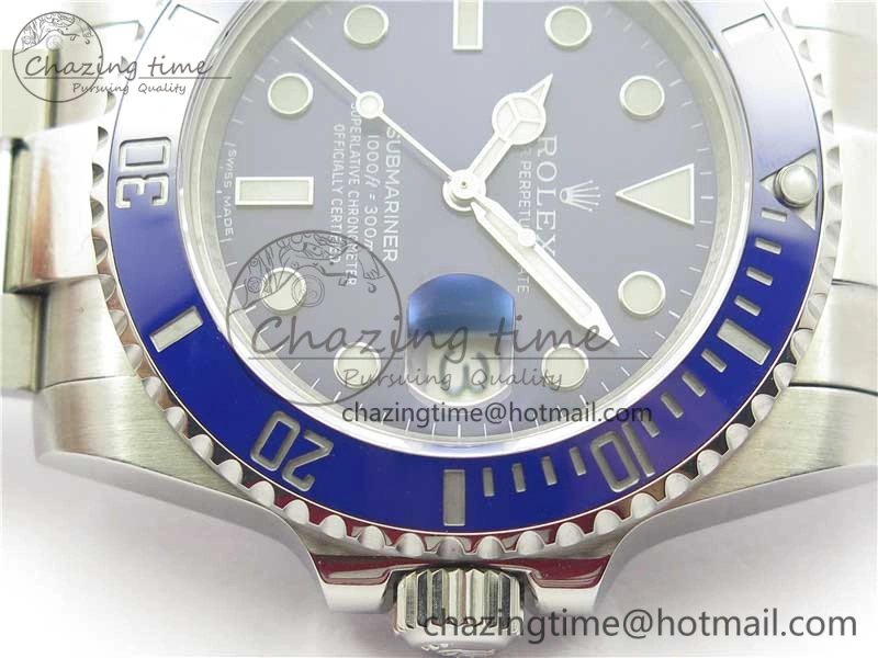 Submariner 116619 LB Blue Ceramic 316L Bp Maker 1:1 Best Edition Blue Dial on SS Bracelet SA3135 V2