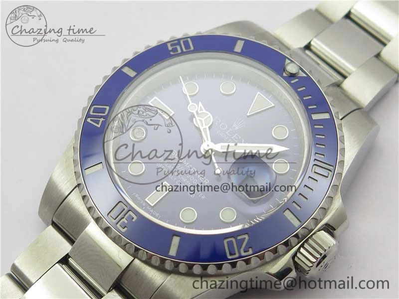 Submariner 116619 LB Blue Ceramic 316L Bp Maker 1:1 Best Edition Blue Dial on SS Bracelet SA3135 V2