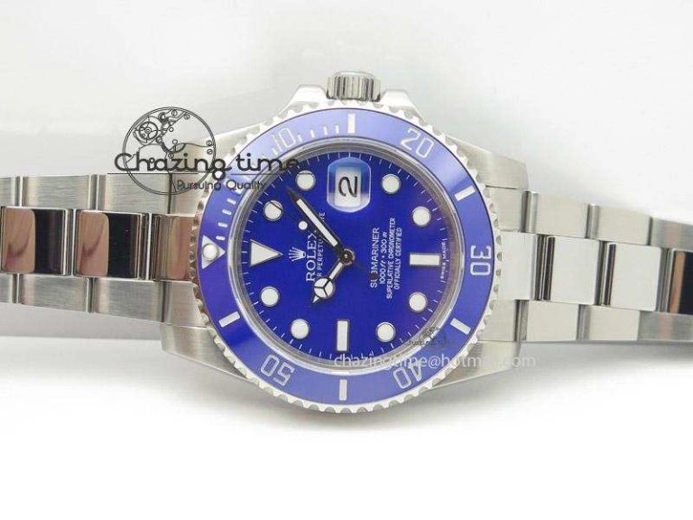 Submariner 116619 LB Blue Ceramic Bp Best Edition On SS Bracelet Miyota 9015 V2