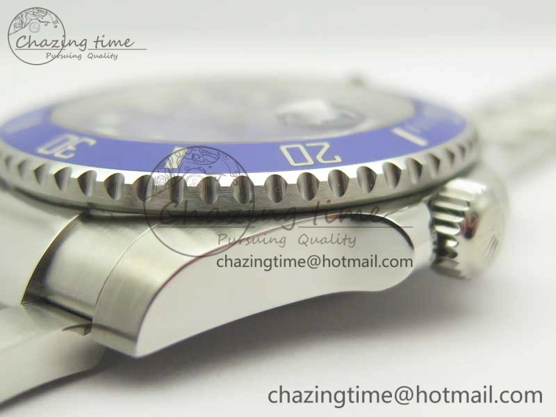 Submariner 116619 LB Blue Ceramic JF Best Edition Blue Dial on SS Bracelet A2824