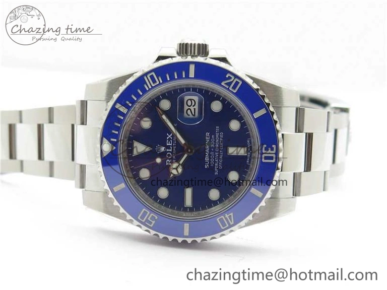 Submariner 116619 LB Blue Ceramic VSF 1:1 Best Edition 904L SS Case and Bracelet VS3135