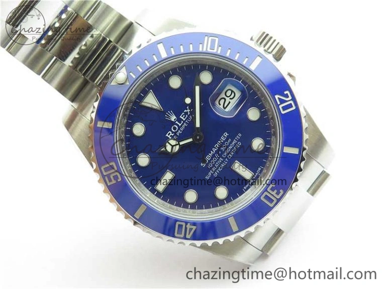 Submariner 116619 LB Blue Ceramic VSF 1:1 Best Edition 904L SS Case and Bracelet VS3135