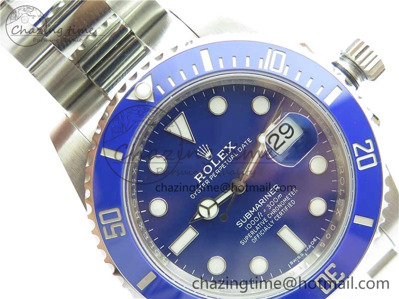 Submariner 116619 LB Blue Ceramic VSF 1:1 Best Edition 904L SS Case and Bracelet VS3135