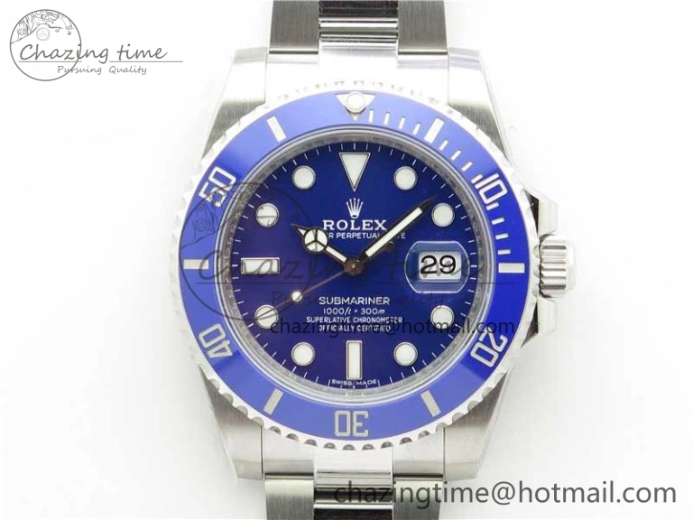 Submariner 116619 LB Blue Ceramic VSF 1:1 Best Edition 904L SS Case and Bracelet VS3135