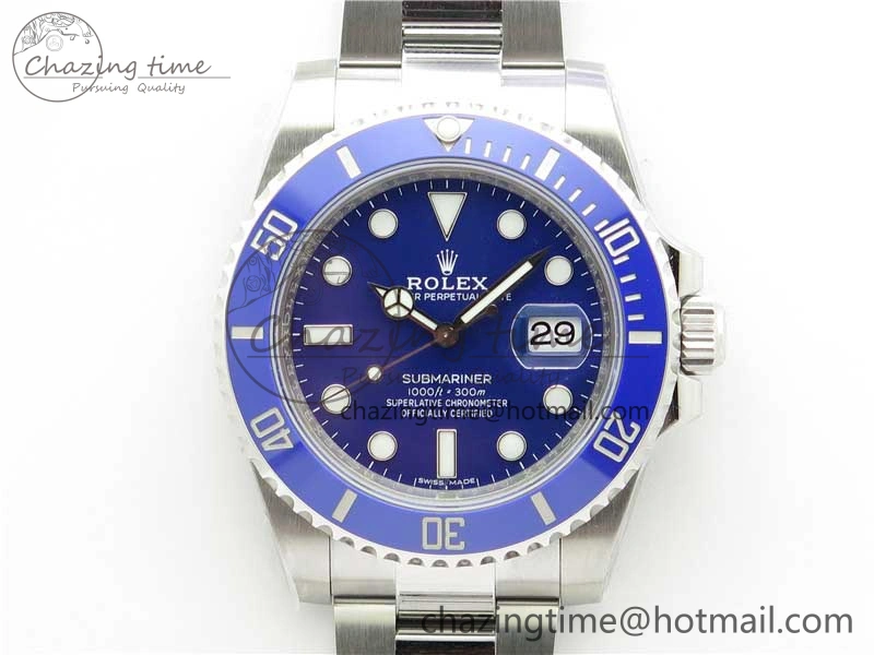 Submariner 116619 LB Blue Ceramic VSF 1:1 Best Edition 904L SS Case and Bracelet VS3135