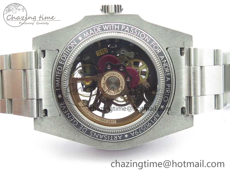 Submariner 116660 Andrea Pirlo SS WWF Best Edition Carbon Bezel on Skeleton SA3130