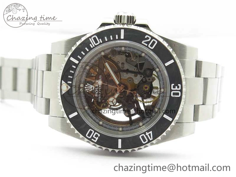 Submariner 116660 Andrea Pirlo SS WWF Best Edition Carbon Bezel on Skeleton SA3130