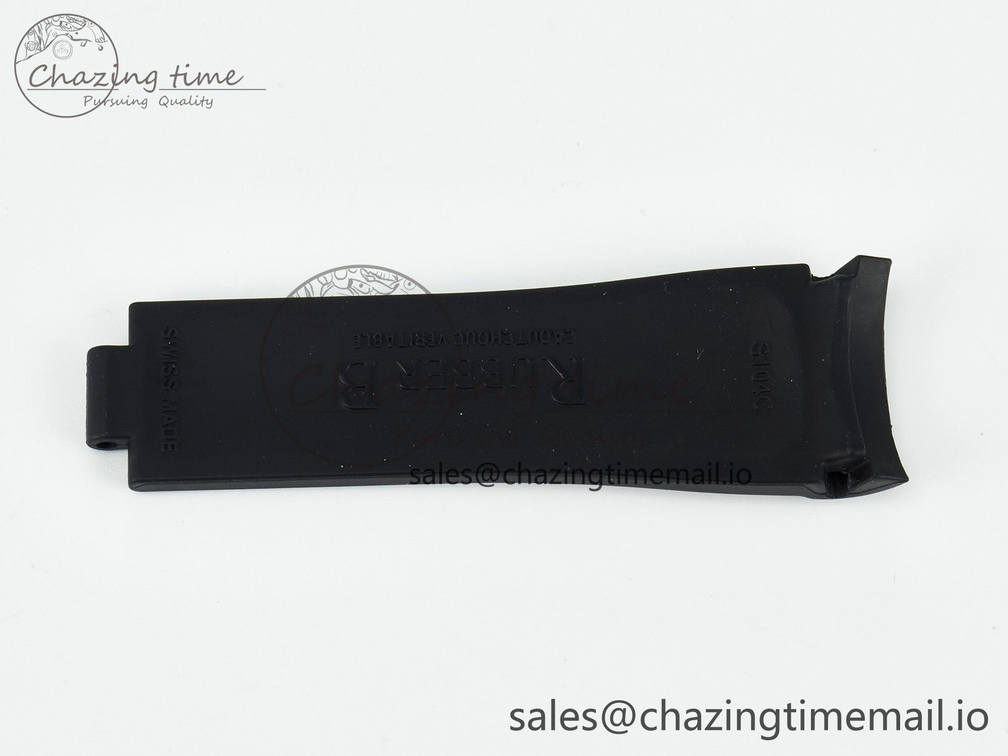 Submariner 126610 1:1 Best Edition Black Rubber Strap (Fits the Gen size)