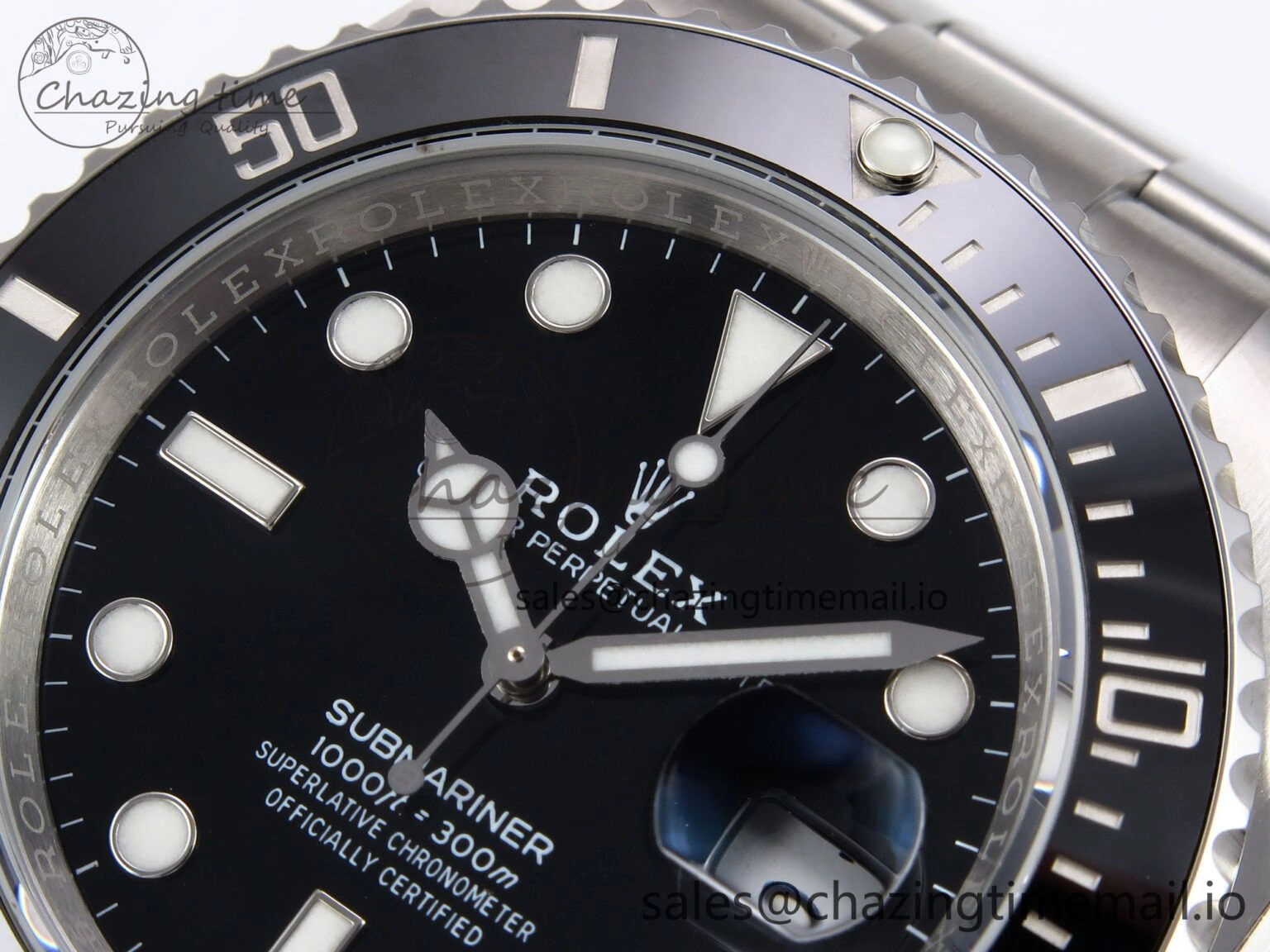 Submariner 126610 LN 41mm RF 1:1 Best Edition Black Ceramic on SS 904L Bracelet Steel VR3235