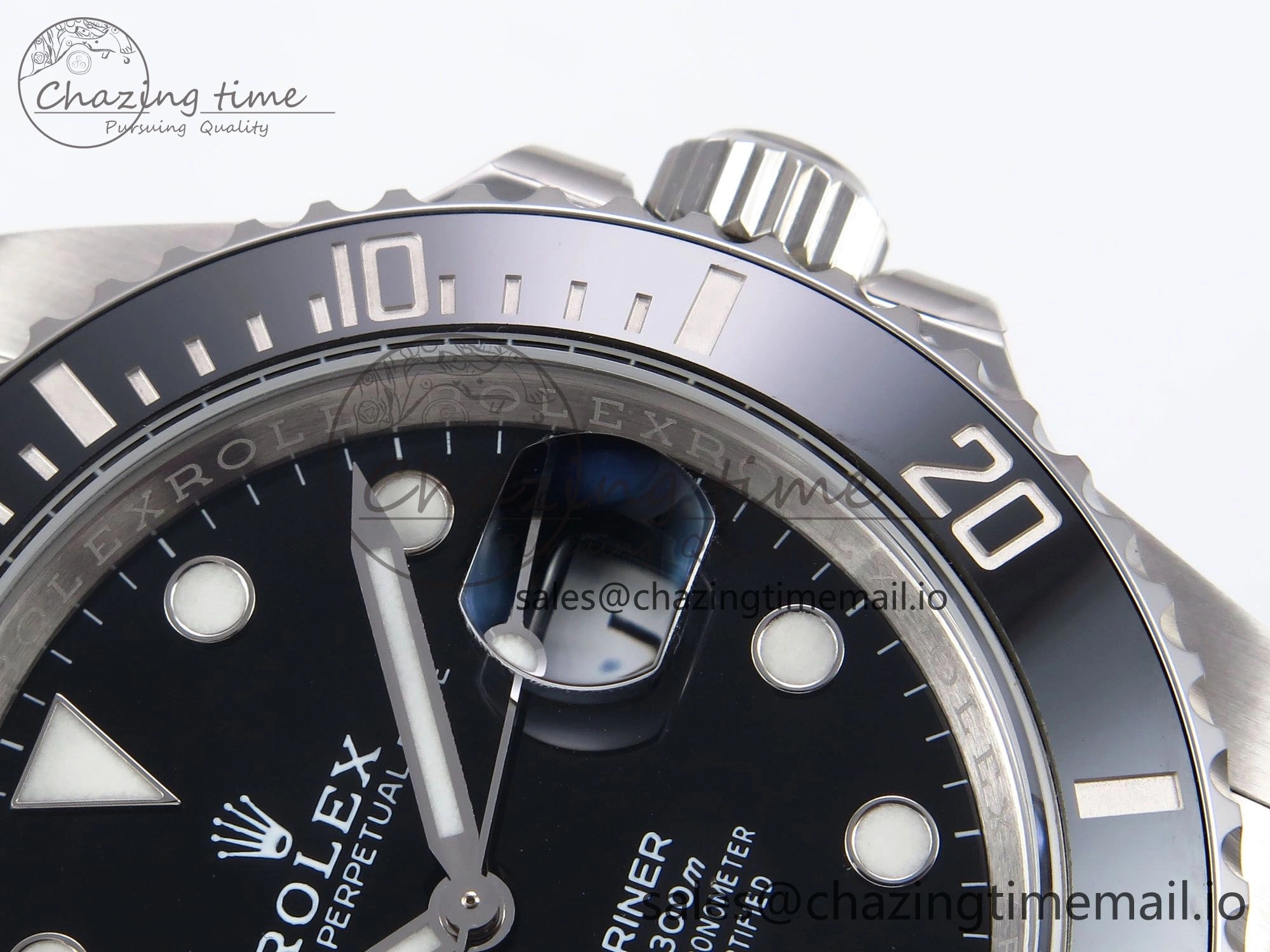 Submariner 126610 LN 41mm RF 1:1 Best Edition Black Ceramic on SS 904L Bracelet Steel VR3235