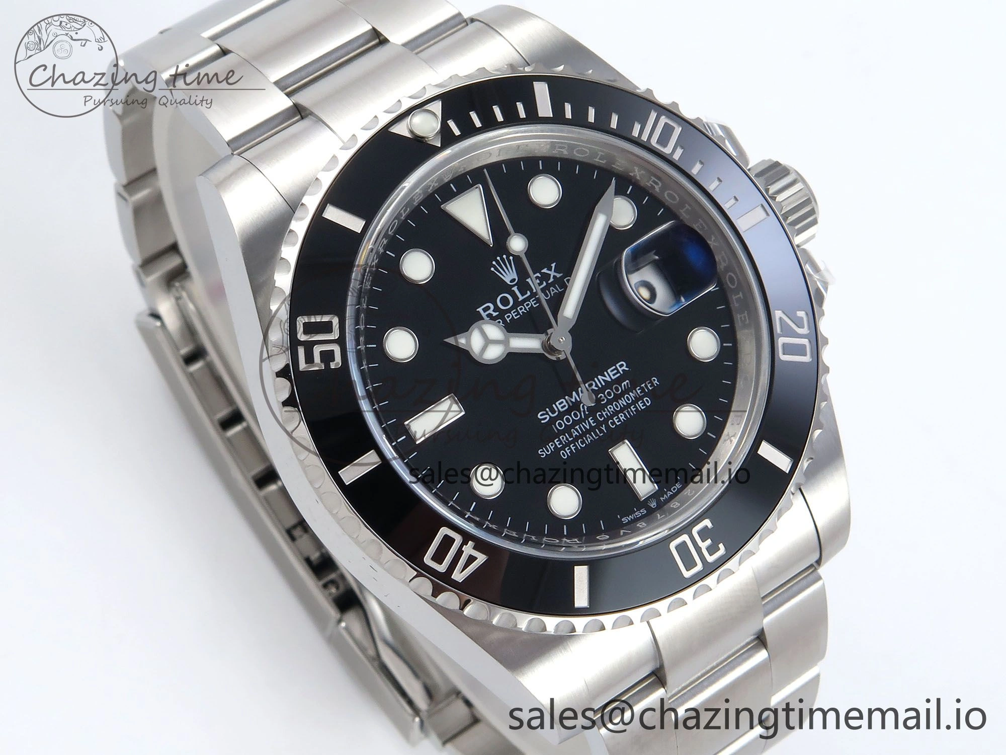 Submariner 126610 LN 904L SS THBF 1:1 Best Edition Black Dial On 904L SS Bracelet SH3235