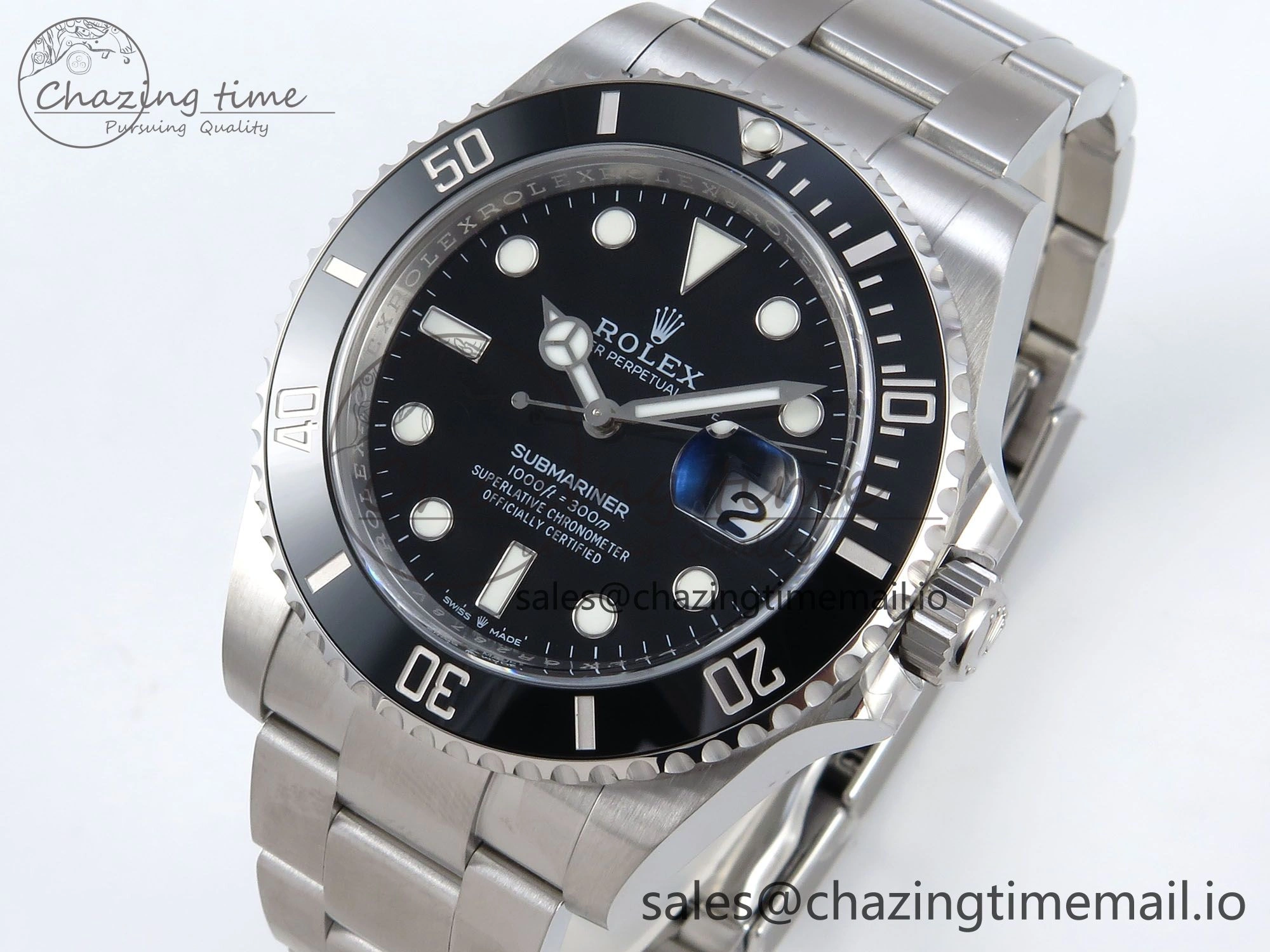Submariner 126610 LN 904L SS THBF 1:1 Best Edition Black Dial On 904L SS Bracelet SH3235
