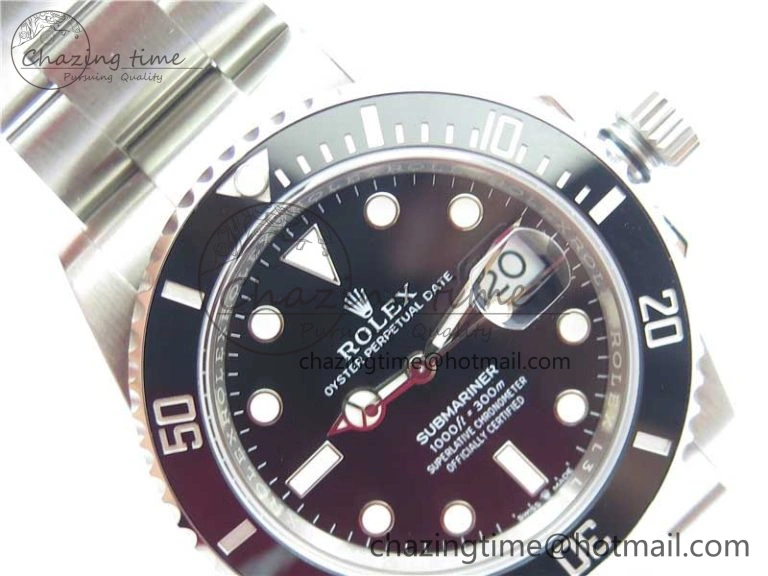 Submariner 126610 LN Black Ceramic Noob 1:1 Best Edition 904L SS Case and Bracelet A2824