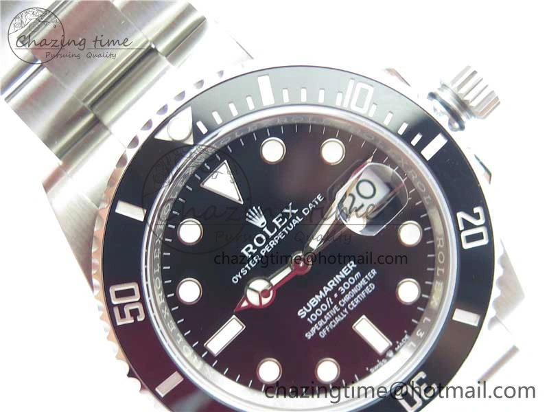 Submariner 126610 LN Black Ceramic Noob 1:1 Best Edition 904L SS Case and Bracelet A2824