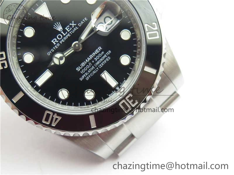 Submariner 126610 LN Black Ceramic Noob 1:1 Best Edition 904L SS Case and Bracelet A2824