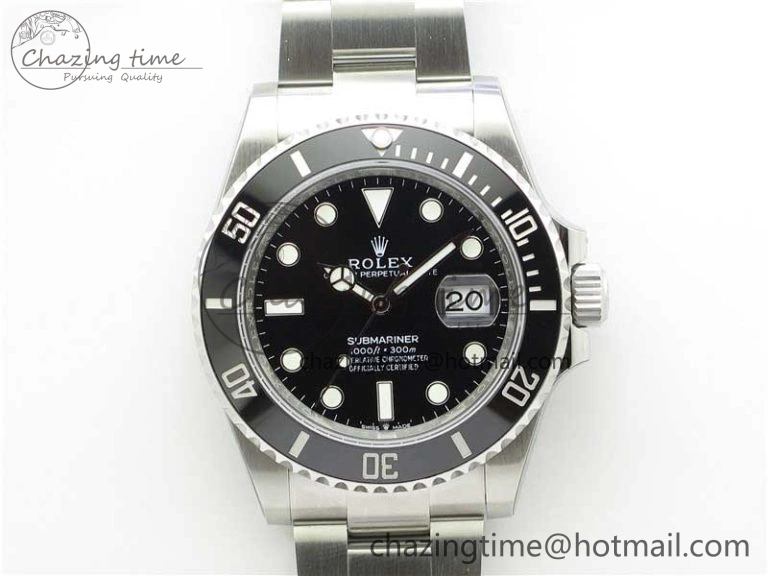 Submariner 126610 LN Black Ceramic Noob 1:1 Best Edition 904L SS Case and Bracelet A2824