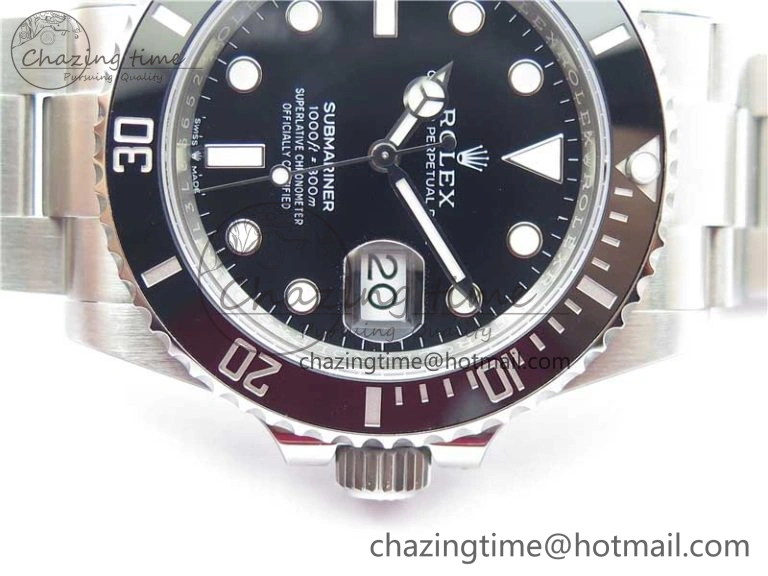 Submariner 126610 LN Black Ceramic Noob 1:1 Best Edition 904L SS Case and Bracelet A2824