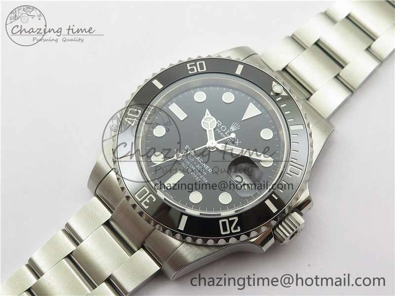 Submariner 126610 LN Black Ceramic Noob 1:1 Best Edition 904L SS Case and Bracelet A2824