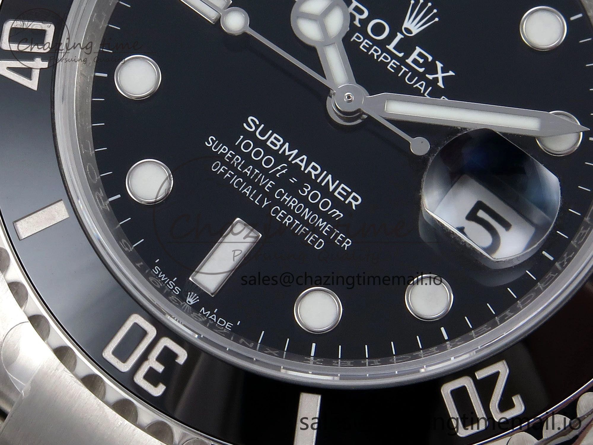 Submariner 126610 LN HGF 1:1 Best Edition Black Dial on SS Bracelet SH3235 V2