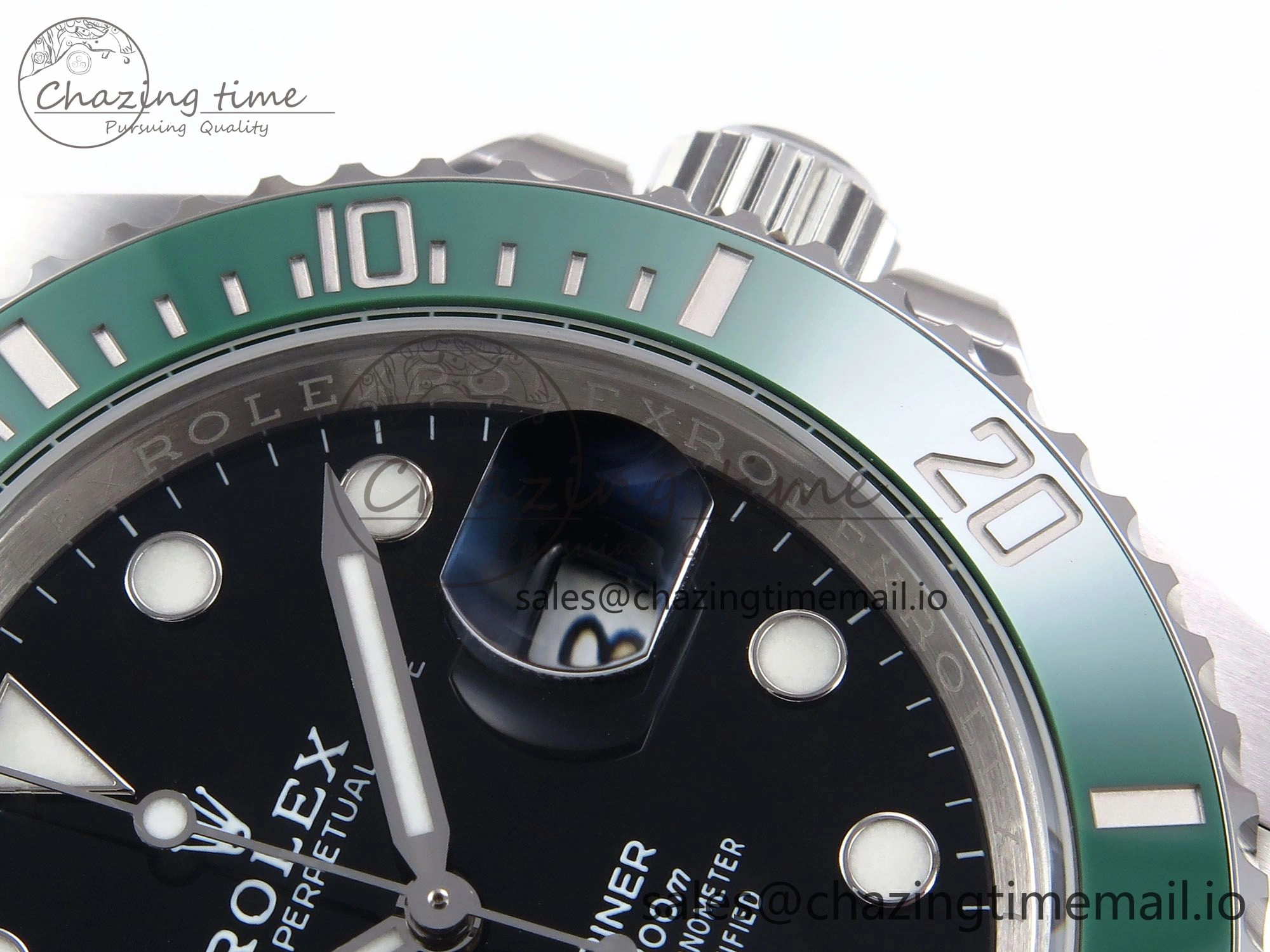 Submariner 126610 LV 41mm RF 1:1 Best Edition Green Ceramic on SS 904L Bracelet Steel VR3235
