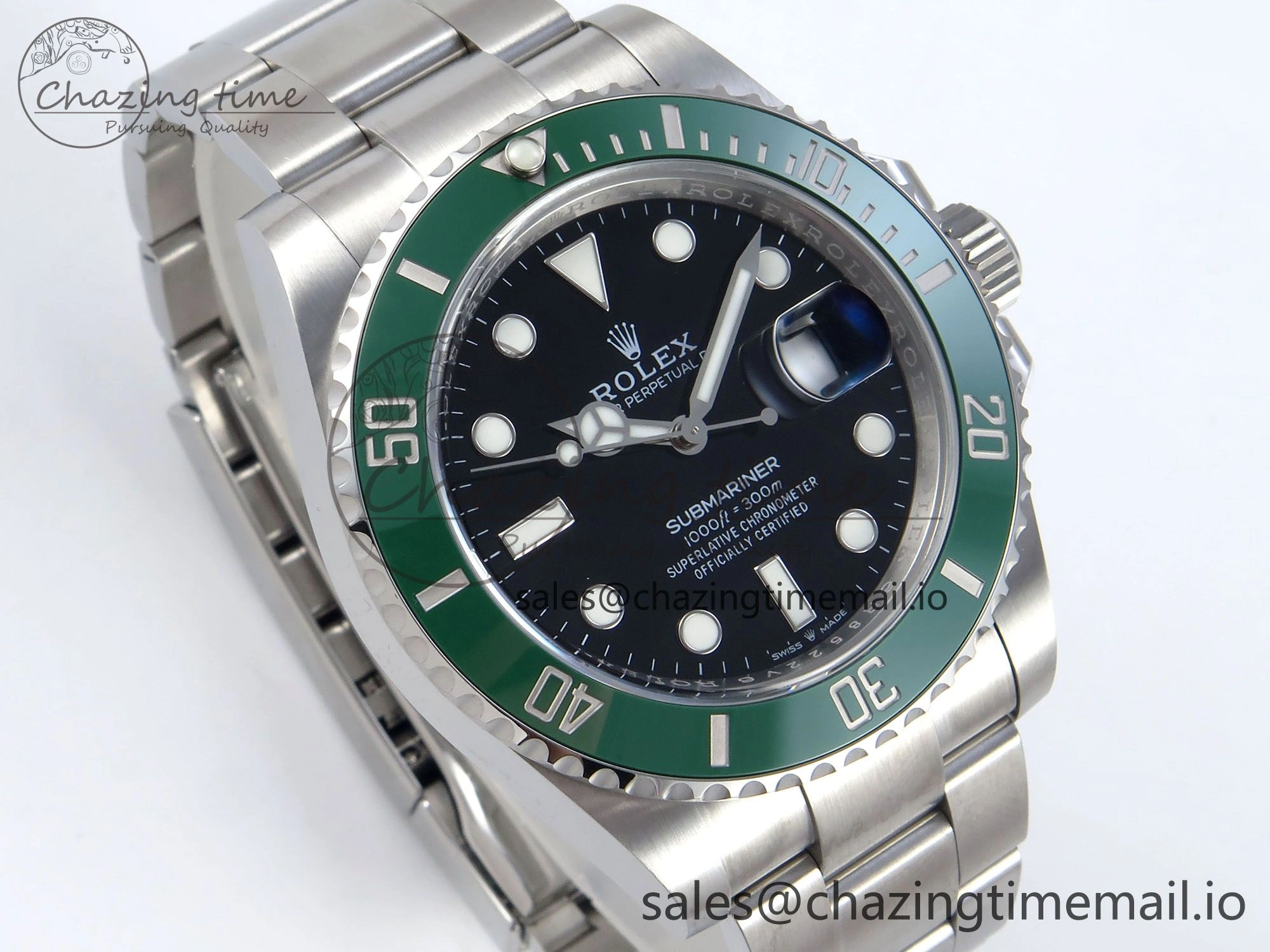 Submariner 126610 LV 904L SS THBF 1:1 Best Edition Black Dial On 904L SS Bracelet SH3235