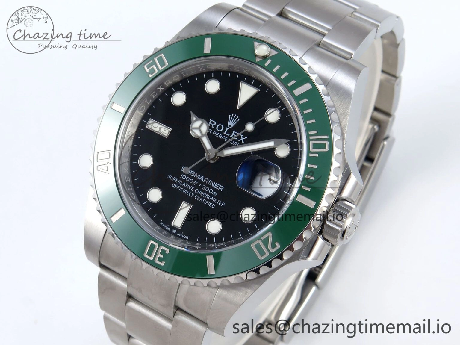 Submariner 126610 LV 904L SS THBF 1:1 Best Edition Black Dial On 904L SS Bracelet SH3235