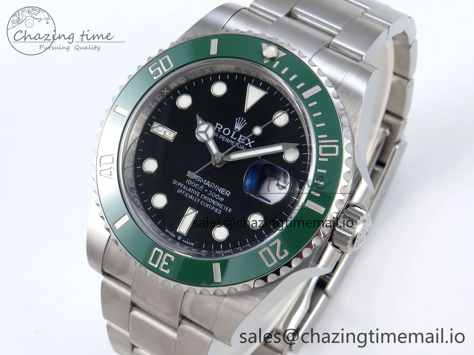 Submariner 126610 LV 904L SS THBF 1:1 Best Edition Black Dial On 904L SS Bracelet SH3235