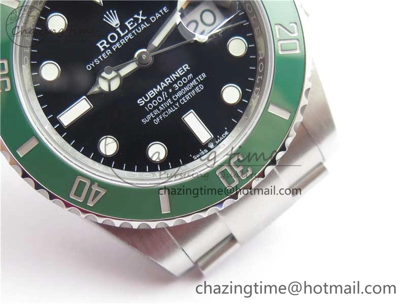 Submariner 126610 LV ‘Cermit’ Green Ceramic Noob 1:1 Best Edition 904L SS Case and Bracelet A2824