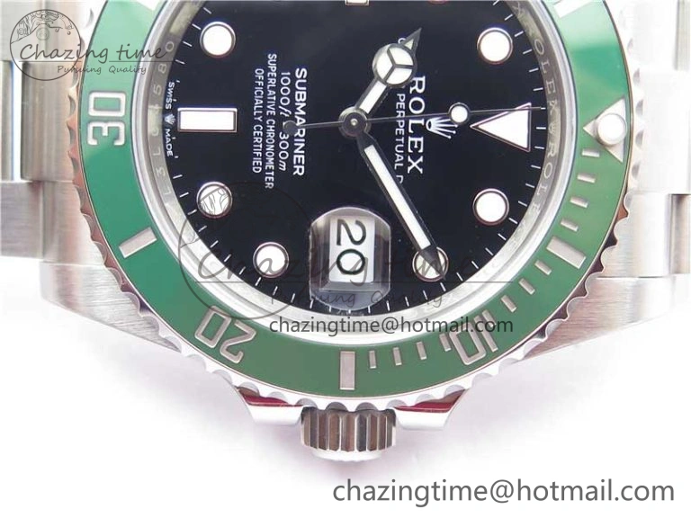 Submariner 126610 LV ‘Cermit’ Green Ceramic Noob 1:1 Best Edition 904L SS Case and Bracelet A2824